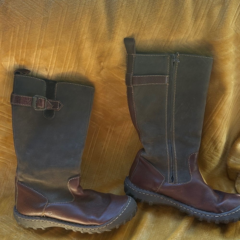 Bjorn Borg Two-Tone Leather Winter Boots